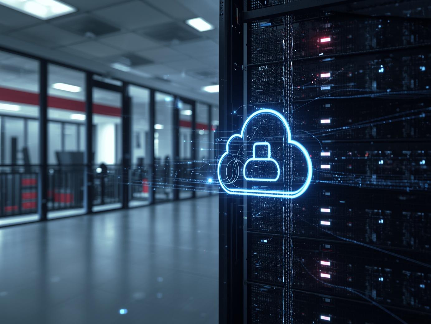 Cloud Data Backup Illustration