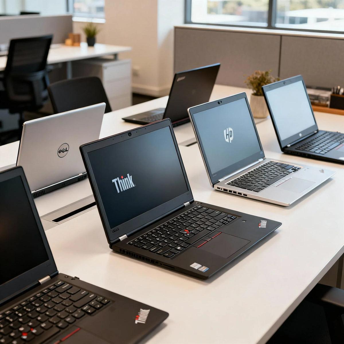 Refurbished laptops in Ahmedabad including Dell HP and Lenovo business laptops